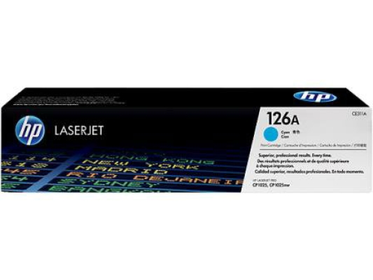 HP 126A - CE311A Cyan Toner