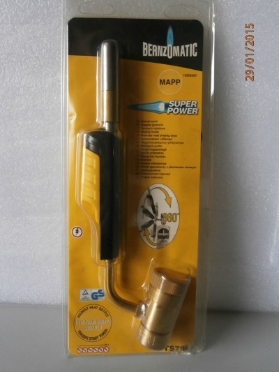 BERNZOMATIC TS799 SUPER POWER TORCH