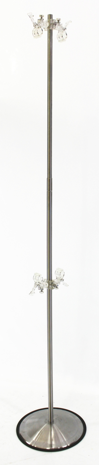 604102 - POSTER STAND ROUND BASE w 2 CLIPS (E09)