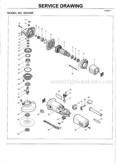 9553NB ANGLE GRINDER