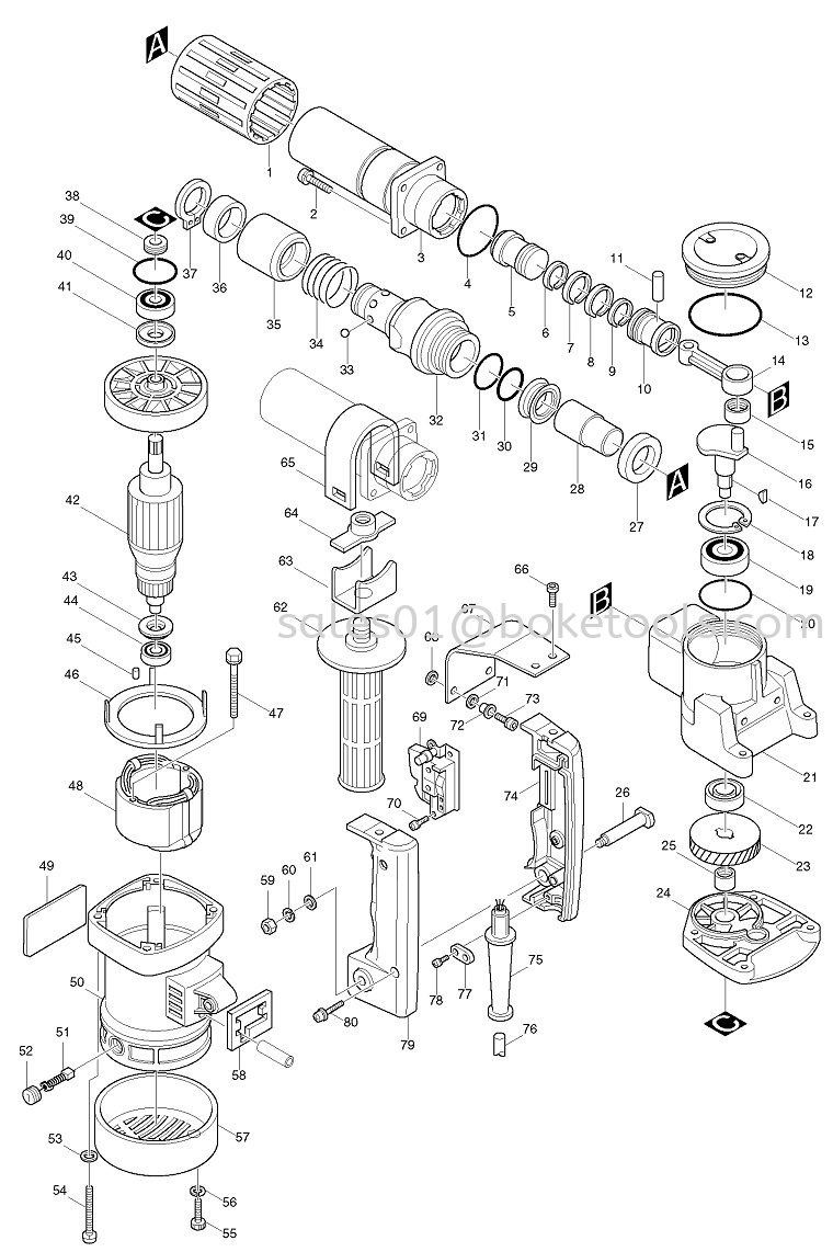 HM0810T DEMOLITION HAMMER  綯