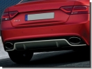 audi A5 RS rear bumper with dual pipe  A5 Audi