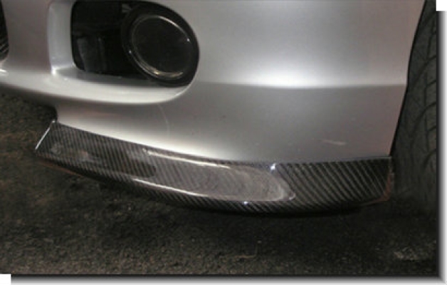 BMW E46 M-Tek SMG front carbon fiber splitter (2 or 4 Door)