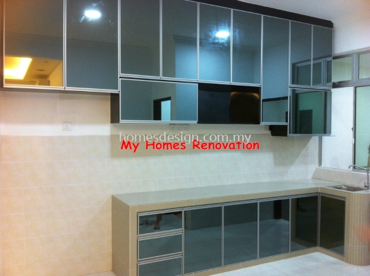 ALUMINIUM KITCHEN CABINET 