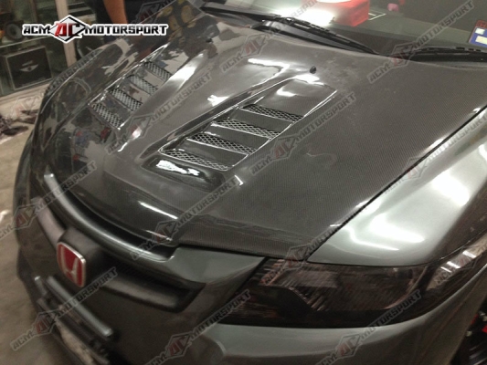 Honda city 2009-2013 js carbon front hood