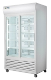 Upright Display 2 Doors Chiller Grefac Plug-In Chiller Cabinet