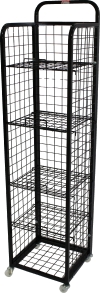 345101 - NEWSPAPER RACK  5 LAYERS 5'HX14" MAGAZINE & NEWSPAPER RACKS