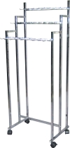 402103 - CHROME BELT STAND 3 LAYERS B012 Belt Stand GARMENT RACKS