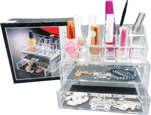 570011 - COSMETIC ORGANIZER B1914B (2 Drawer)