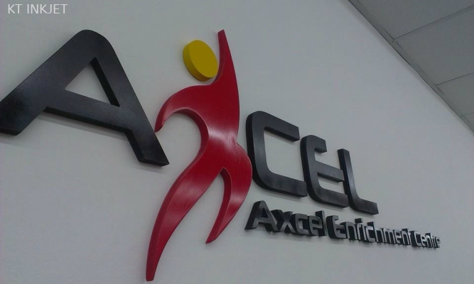 3D Signage "Axel Enrichment" PP Board