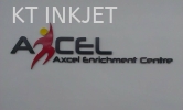 3D Signage "Axel Enrichment" PP Board Signboard / Signage