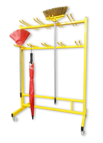 330002 - BROOM RACK 1.5mH x 1mL HOOK TYPE