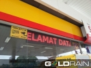 LED display Board supply & Installation @ Johor Bahru Petrol Station Finished Sample