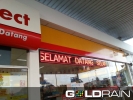 LED display Board supply & Installation @ Johor Bahru Petrol Station Finished Sample