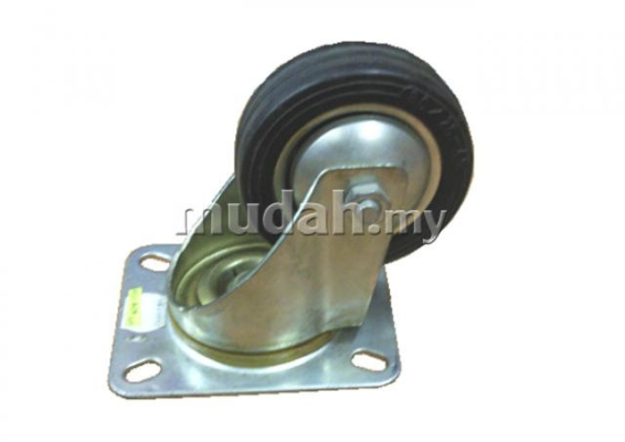 3" Swivel Rubber Wheel ID000610