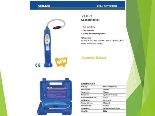 VALUE VLD-1 (R32) Refrigerant Leak Detector