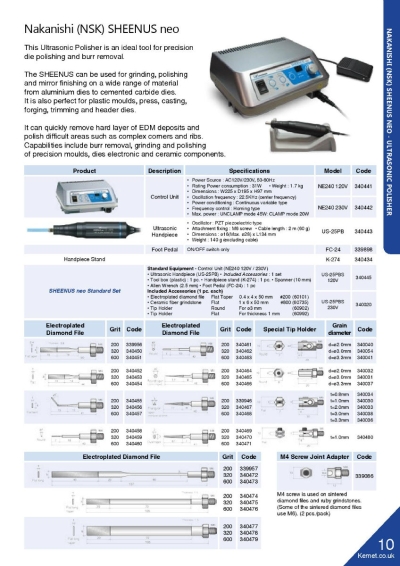 Nakanishi (NSK) SHEENUS neo - Ultrasonic Polisher