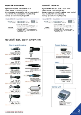 Nakanishi (NSK) Espert 500 System