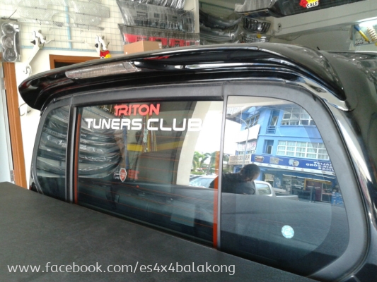 4x4 car spoiler FOR HILUX, TRITON,FORD RANGER T6, NISSAN NAVARA, ISSUZU D MAX, PAJERO V32, PAJERO LO