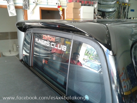 4x4 car spoiler FOR HILUX, TRITON,FORD RANGER T6, NISSAN NAVARA, ISSUZU D MAX, PAJERO V32, PAJERO LO