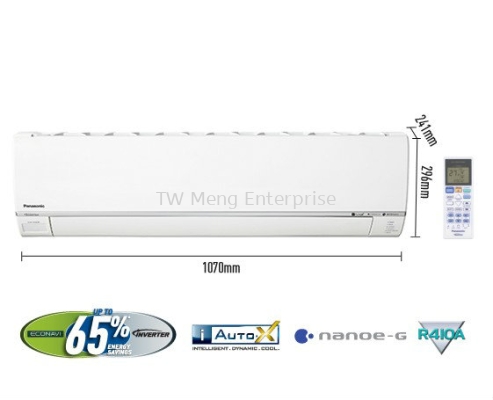 Single Split Air Conditioner - 2.5HP Premium Inverter Deluxe CS-S24RKH (CU-S24RKH)