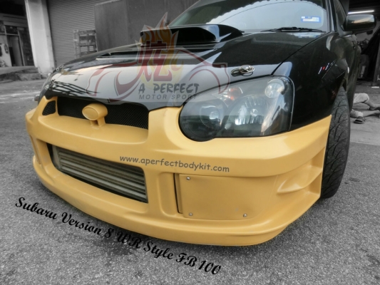 Subaru Version 8 2004 WR Style Front Bumper 