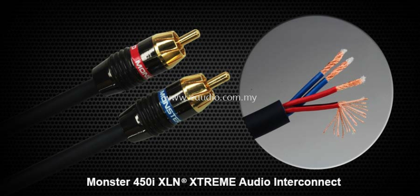 Monster 450i XLN XTREME Audio Interconnect RCA Cable