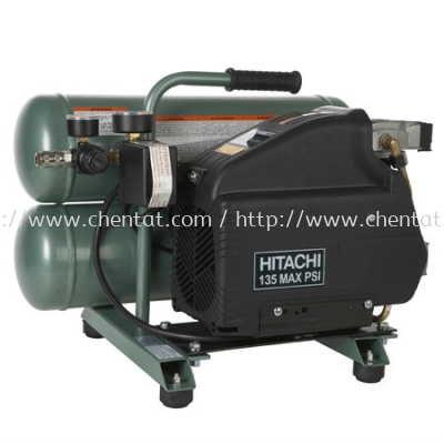 Hitachi - EC89 4-Gallon Portable Electric Twin Stack Air Compressor