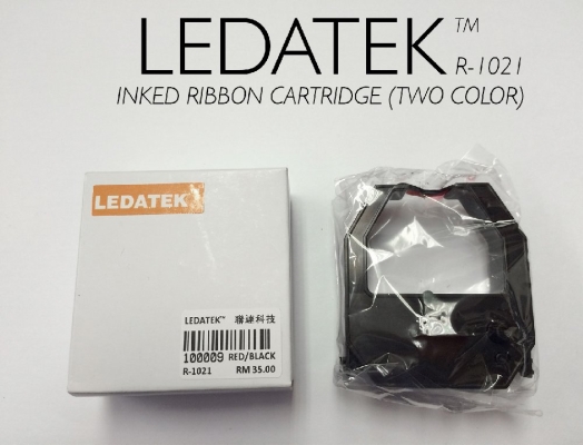 LEDATEK R1021 TIME RECORDER INKED RIBBON