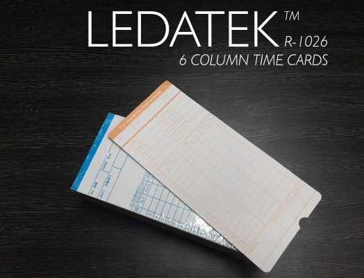 LEDATEK R1026 TIME CARDS