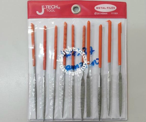 JETECH MF-10A Insulated Handle Mini File Set  ID777237    