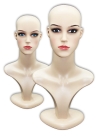 493003 C FEMALE PLASTIC HEAD (T2) SKIN Head Mannequin MANNEQUINS