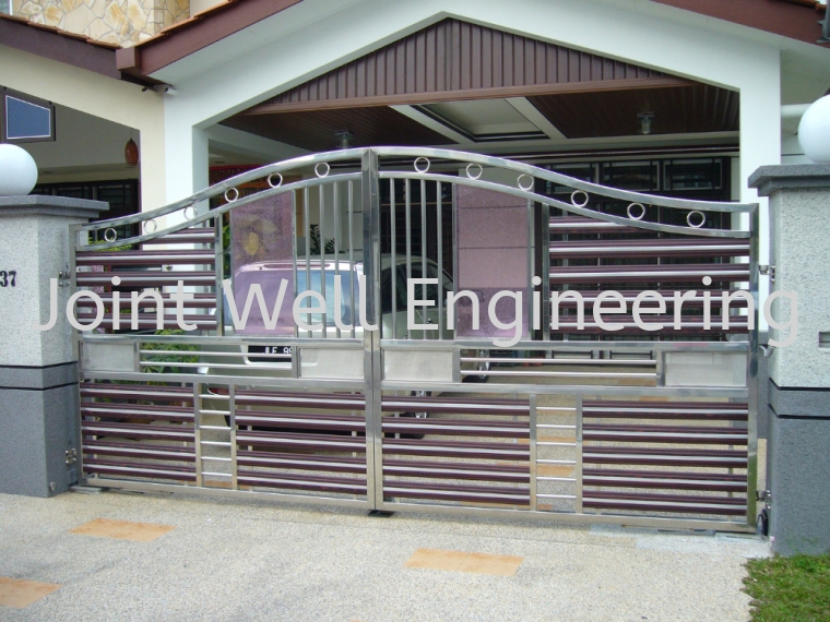 S Shape Main Gate S Shape Top Head Gate Stainless Steel Main Gate