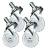 895051 - 1.5" WHITE WHEEL 10mm (4PCS) WHEELS / CASTORS