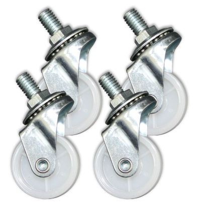 895051 - 1.5" WHITE WHEEL 10mm (4PCS)