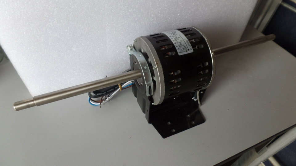 YORK HAF-097 (1PH 55W) FAN MOTOR DOUBLE SHAFT C/W 2.5UF CAPACITOR - (CRBH600, 1200)