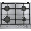 4 Burner Gas Hob in Stainless Steel AKR 311/ IX Whirlpool Cooker Hob