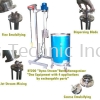 BT200-03 3hp homogenizer c/w Electrical Rope Hoist Trolley Stand BT200-BT200B Dyna-Stream 20 - 1000 Liter Top/Bottom Entry Industry Homogenizer