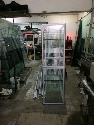 Aluminium Glass Display Rack