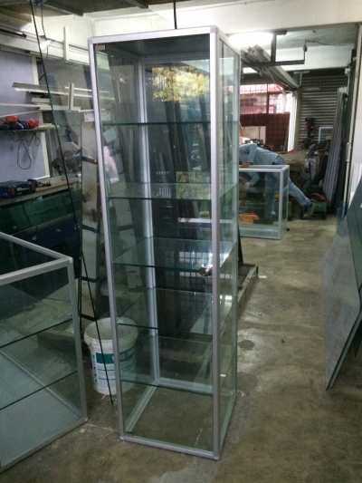 Aluminium Glass Display Rack