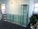 Aluminium Glass Display Rack Display Cabinet Aluminium Cabinet / Wardrobe