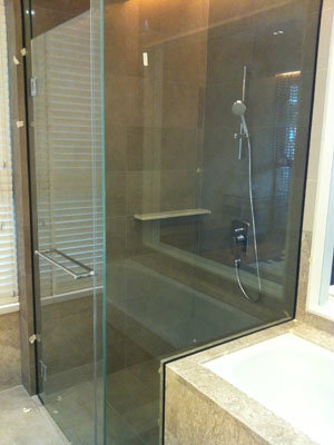 Shower Screen Fixed & Glass Door