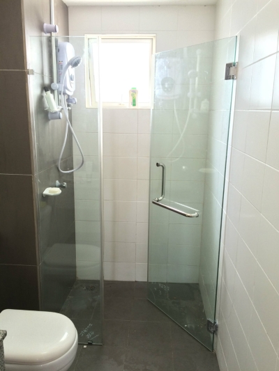 Shower Screen Fixed & Glass Door