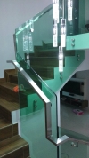 Modern Staicase Tempered Glass Staicase Tempered Glass