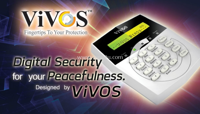 Vivos 10Zones LCD Alarm