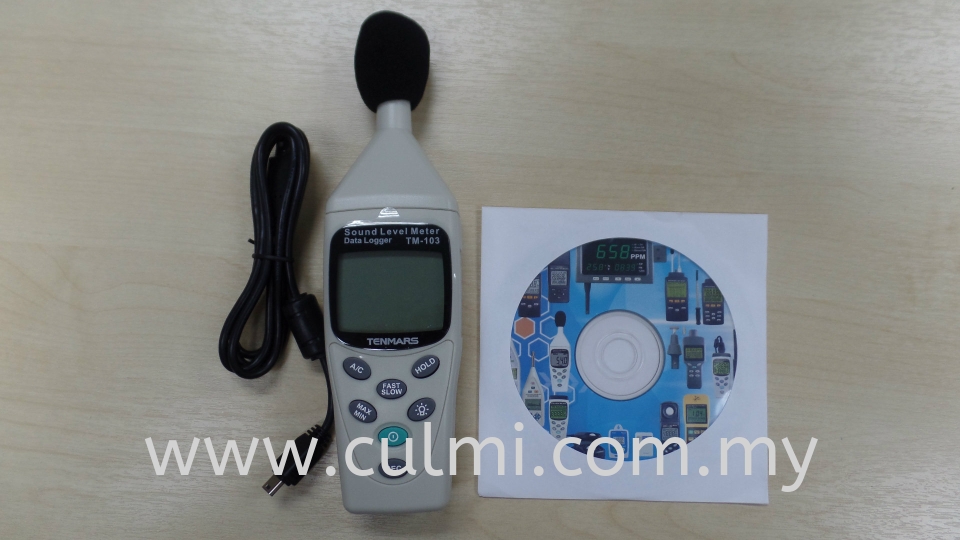 TENMARS TM-103 DATALOGGING SOUND LEVEL METER (30dB ~ 130dB)
