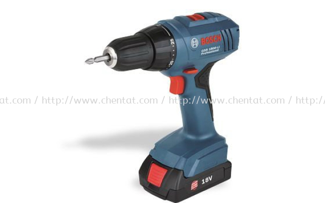 Cordless drill/driver  Bosch GSR 1800-LI Professional