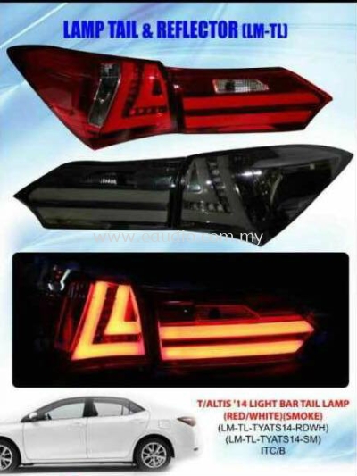 Toyota Altis 2014 Led Light Bar Tail Lamp