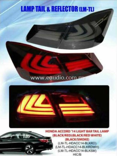 Honda Accord 2014 Led Ligh Bar Tail Lamp