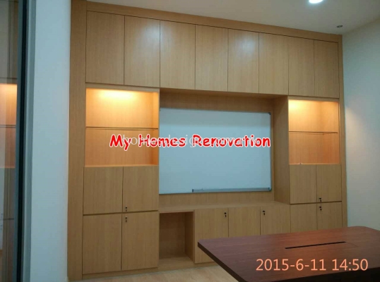 Meeting room furnishing cabinet